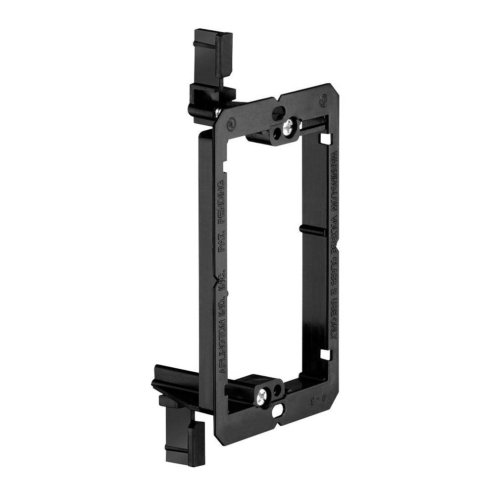 Arlington Industries - LV1 - Single Gang - For 1/4" to 1" Walls - Low Voltage Device Mounting Bracket
