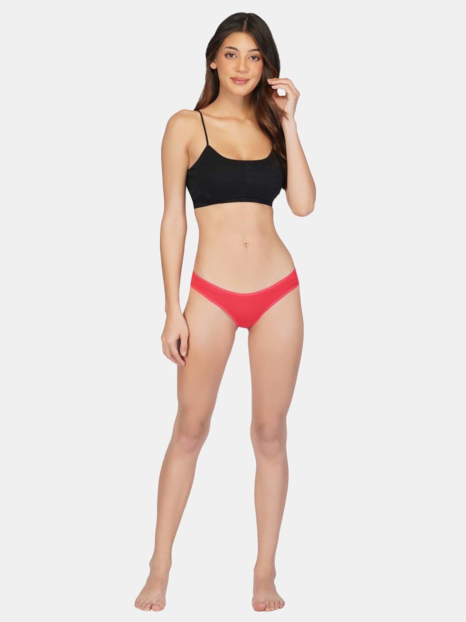 Bleeding Heart Coral Plain Panty