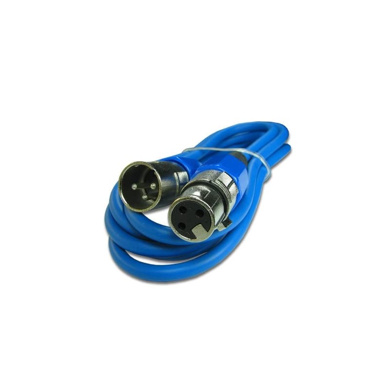 Male to Female 3pin Mic Microphone Lo-z Extension Cable Cord (6 Foot Feet ft, Yellow)