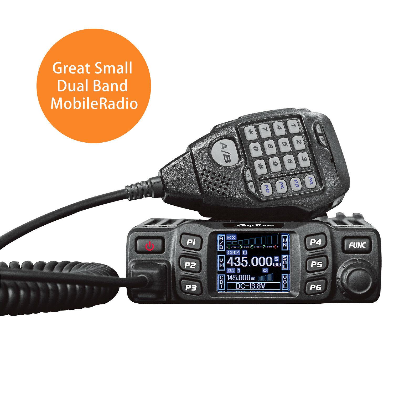 AnyTone AT778UV Dual Band Transceiver Mobile Radio VHF/UHF Two Way Amateur Radio