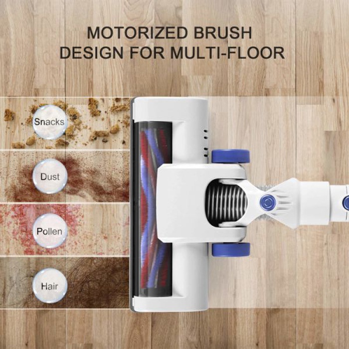 Aposen Cordless Stick Vacuum H120 with 45 minutes Long Runtime Detachable Battery, Extra Large Dustbin, Powerful Brushless Motor, Ultra Quiet Lightweight, HEPA filter system