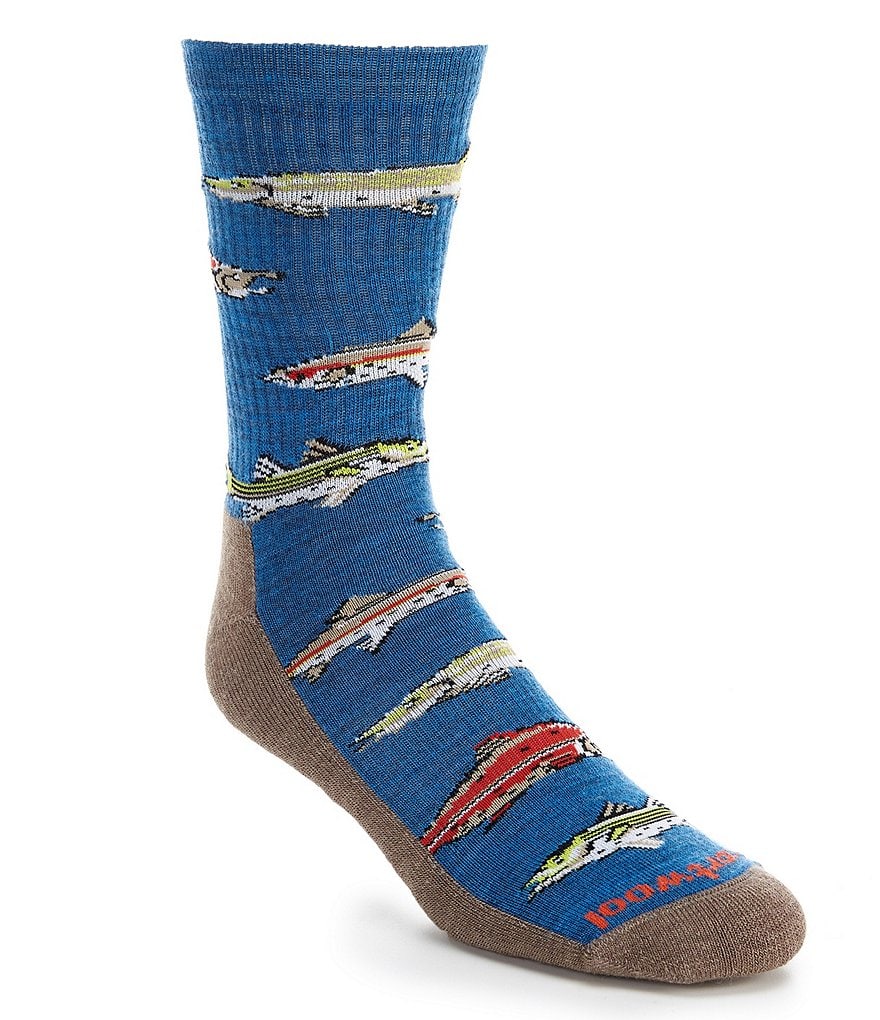 Smartwool Everyday Fish Pattern Crew Socks