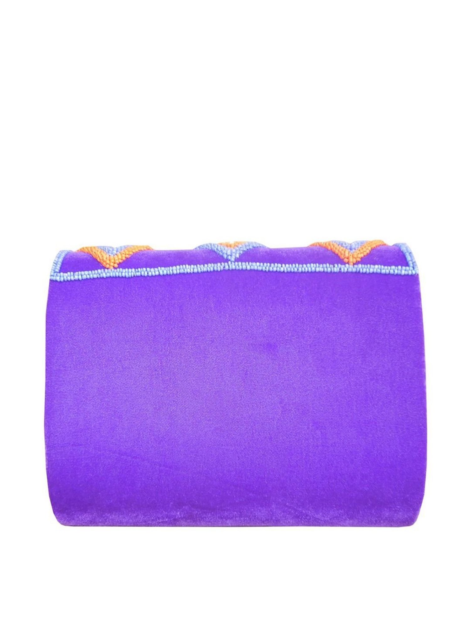 Spice Art Purple Clutch