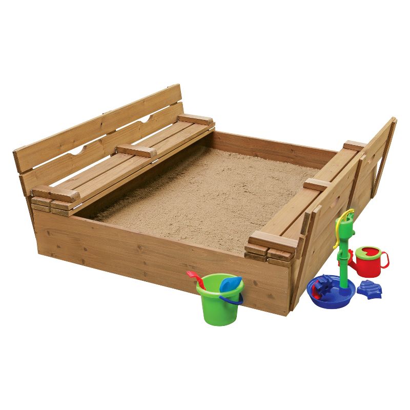 Covered 2-Bench Sandbox