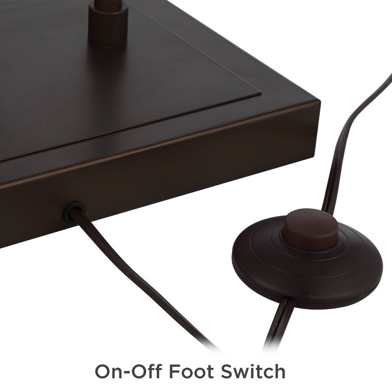 Franklin Iron Works Gentry Oil-Rubbed Bronze Downbridge Arc Floor Lamp