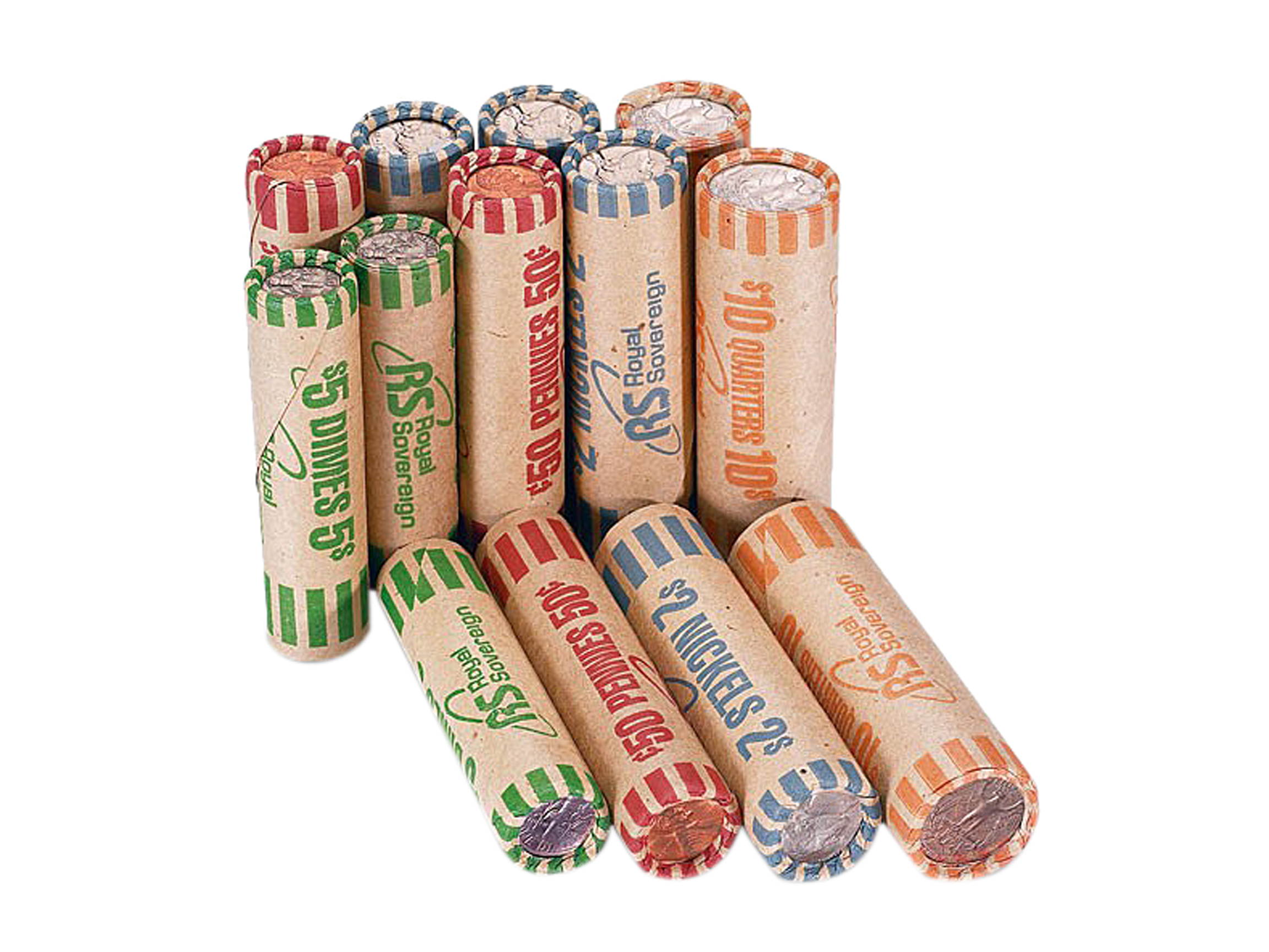 Royal Sovereign FSW-504A Preformed Coin Wrappers 504 Assortment Pack