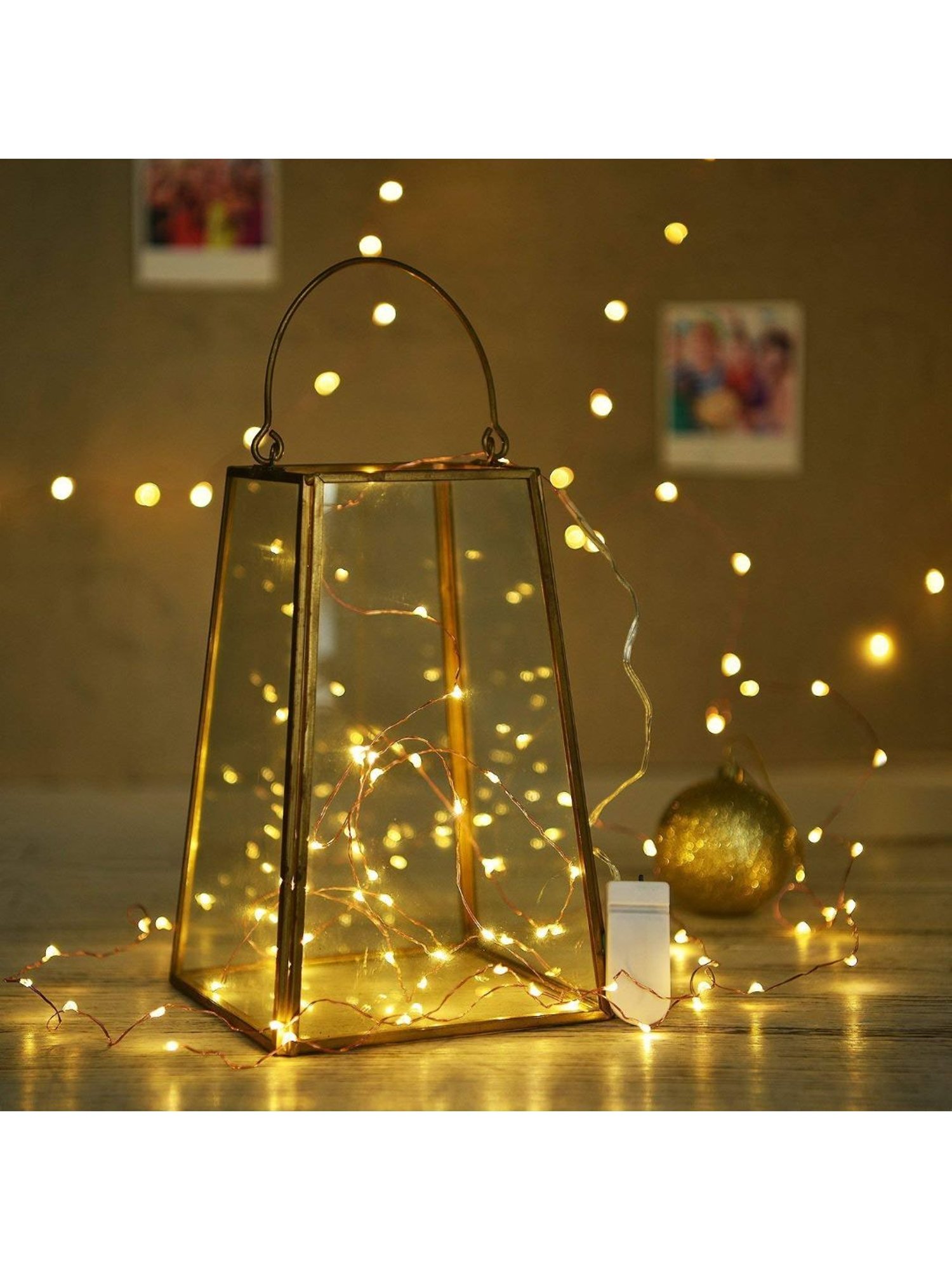 XERGY 20 LED 2m Battery Powered Decoration Starry String Lights (Pack of 2) (Yellow)