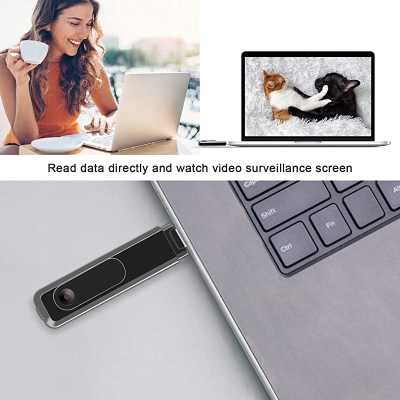 Mini Body Camera with USB Port  Body Spy Cam HD 1080P Wireless Portable Hidden Spy Pen Body Cameras Wearable Video Recorder with Body Camera for Home/Office