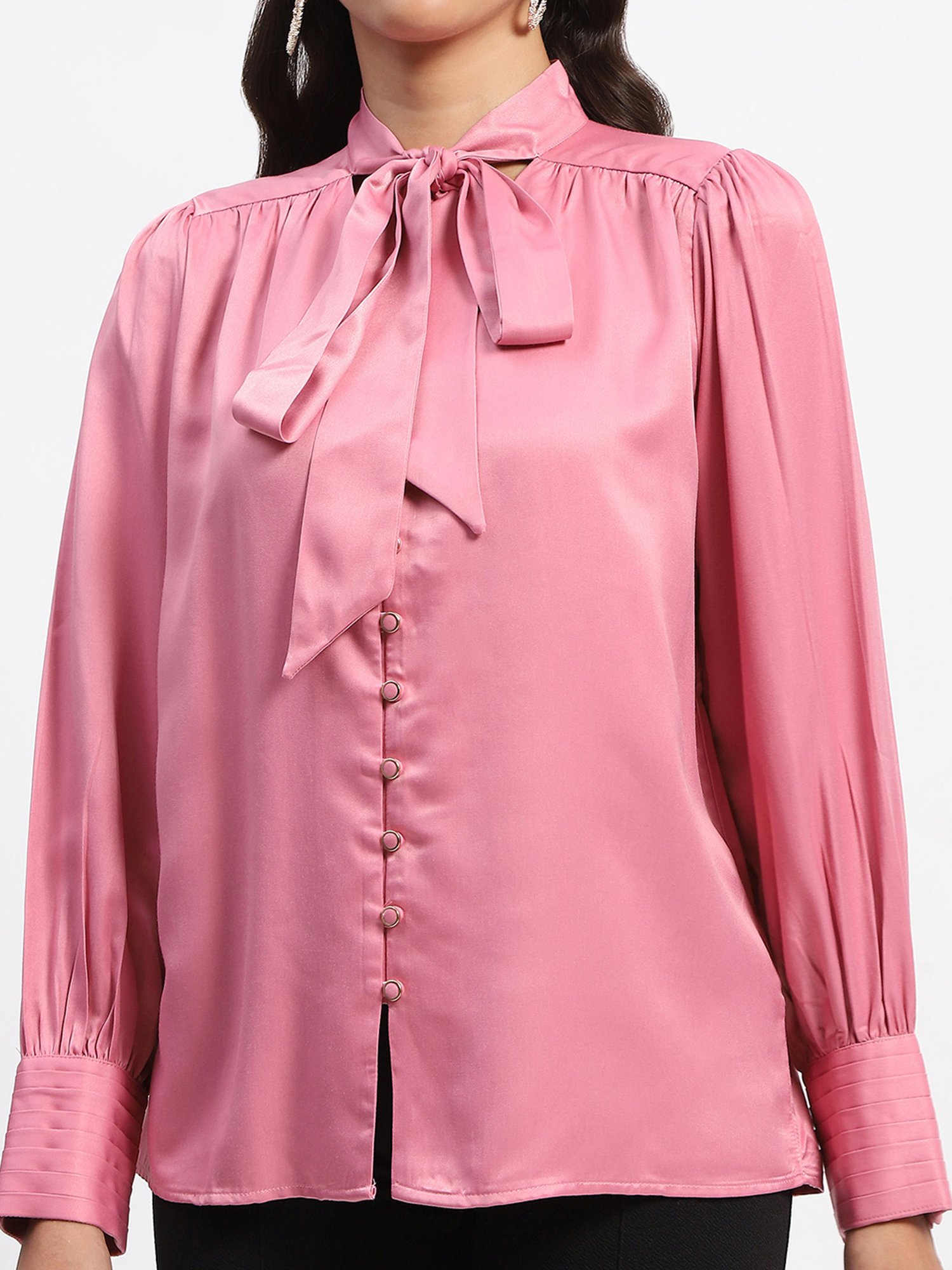 MADAME Pink Relaxed Fit Top