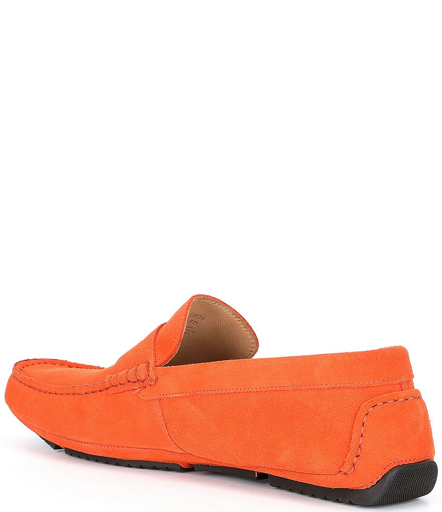 Flag LTD. Men's Morgan Suede Leather Penny Loafer Moccasins
