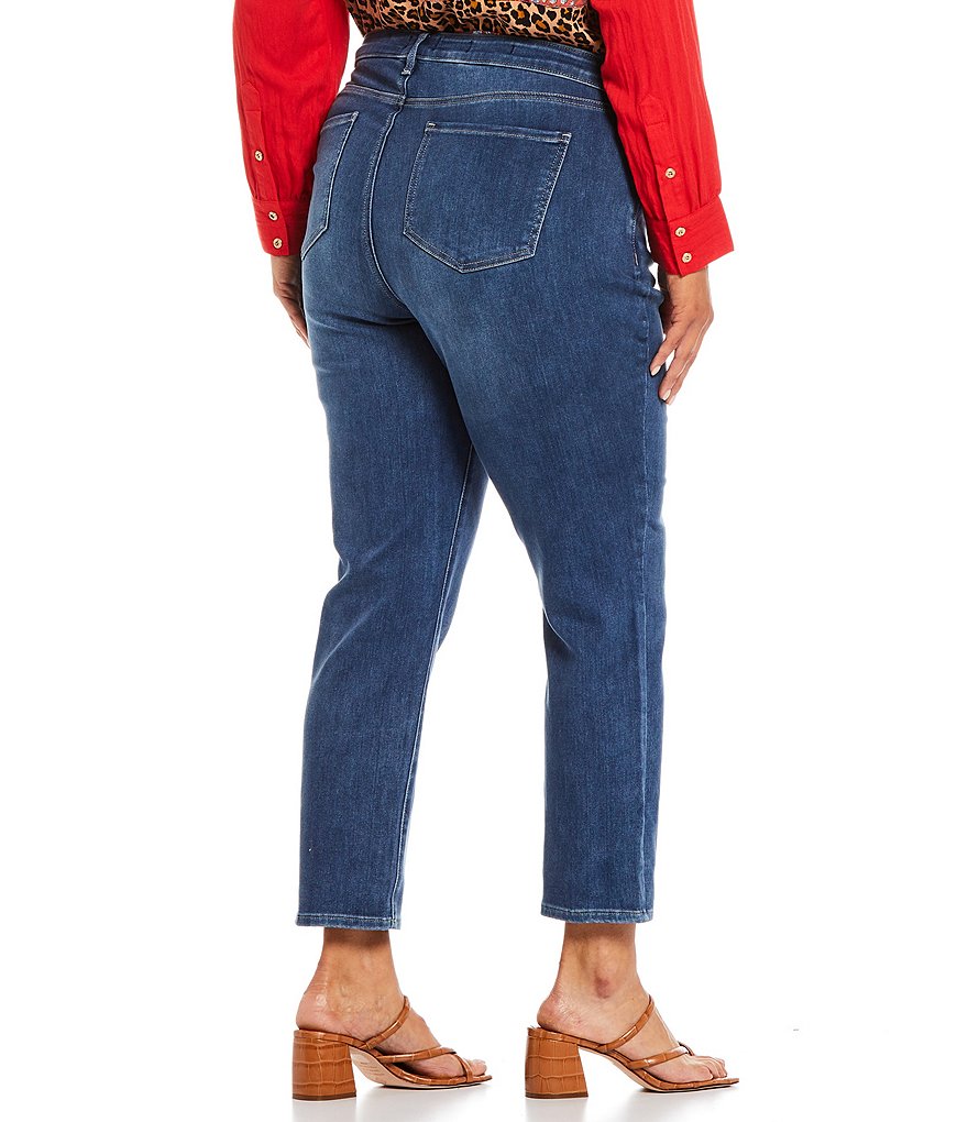 Democracy Plus Size Ab-Solution Capri Skimmer Jean