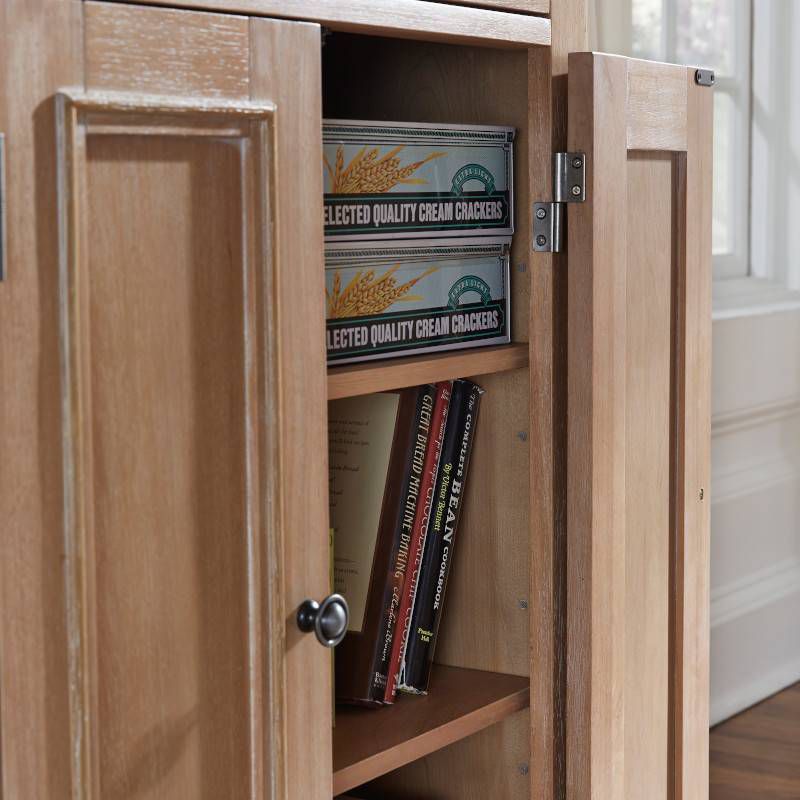 Cambridge Pantry White Washed - Home Styles