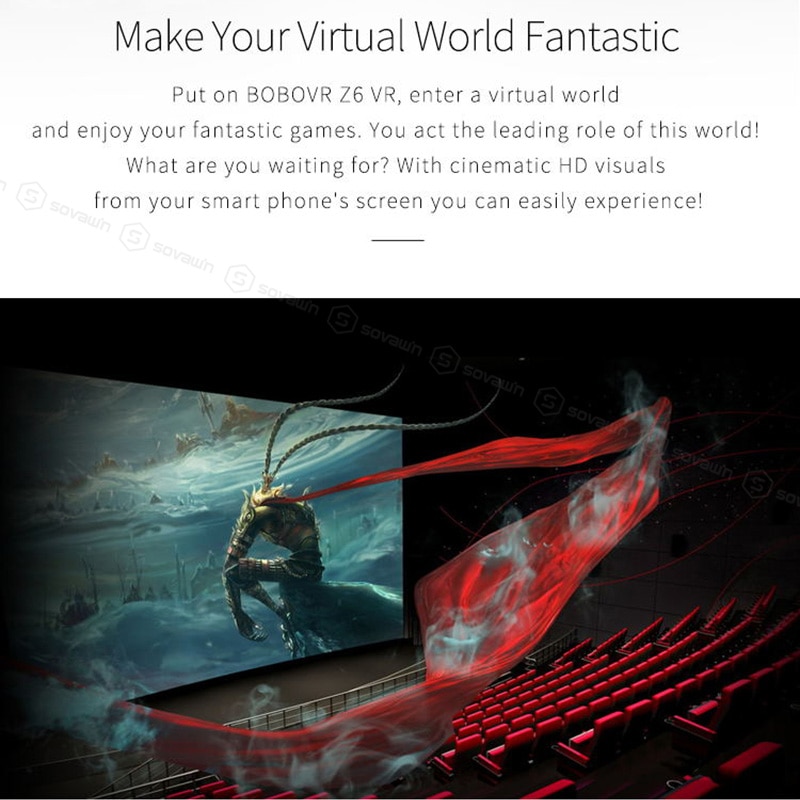 Original BOBOVR Z5 Update BOBO VR Z6 3D Glasses Virtual Reality Binocular Stereo Bluetooth VR Headset Helmet For iPhone Android