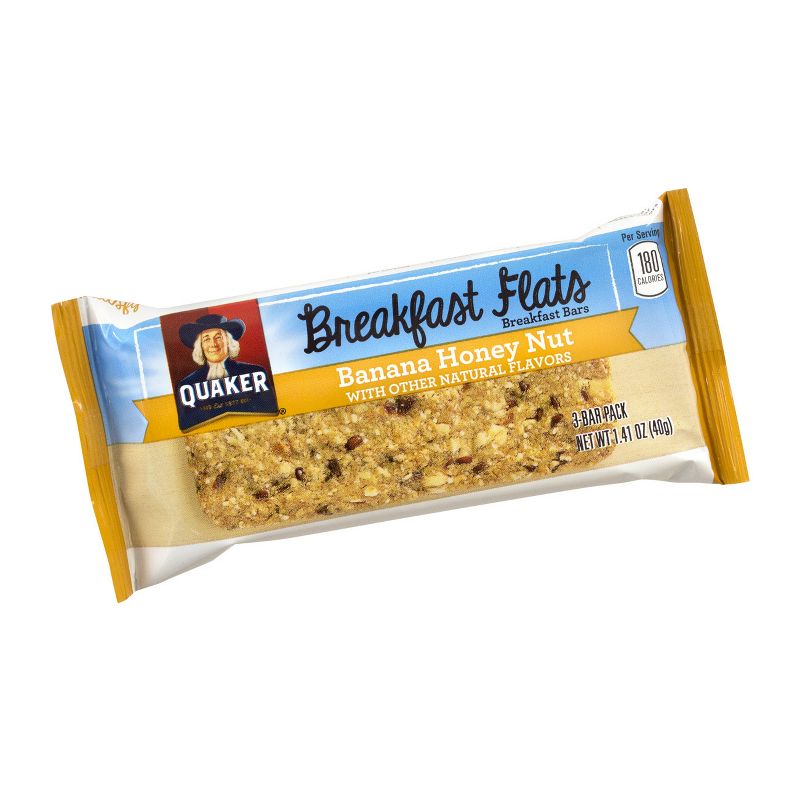 Quaker Banana Honey Nut Breakfast Flats - 12.6oz / 9ct