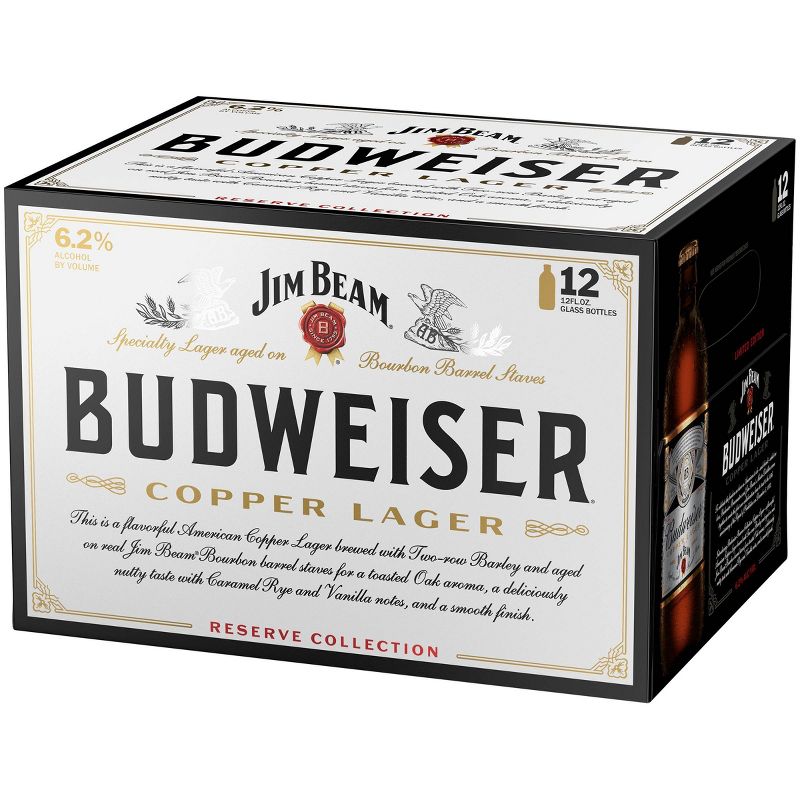 Budweiser Reserve Copper Lager Beer - 12pk/12 fl oz Bottles