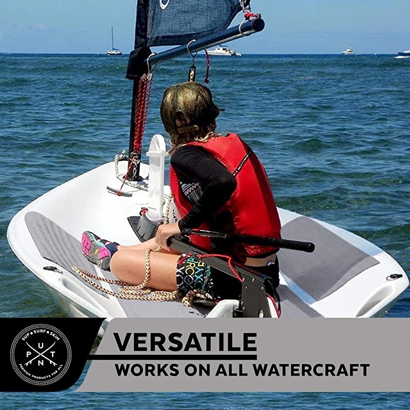 Slip Traction Mat - -Skid Marine Boat Flooring & Paddleboard Grip Pad - Versatile Mats for Paddle Board, Kayak, Surfboard, Skimboard, SUP & Deck Floor Padding - Customizable 3M EVA Foam Sheet