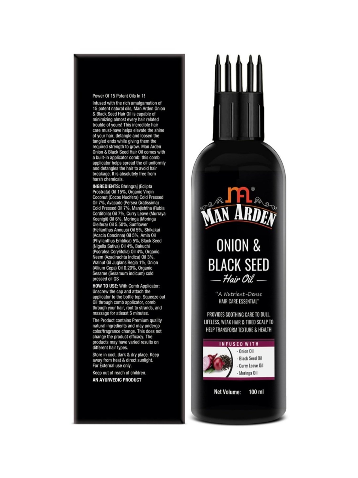 Man Arden Onion & Black Seed Hair Oil - 100 ml
