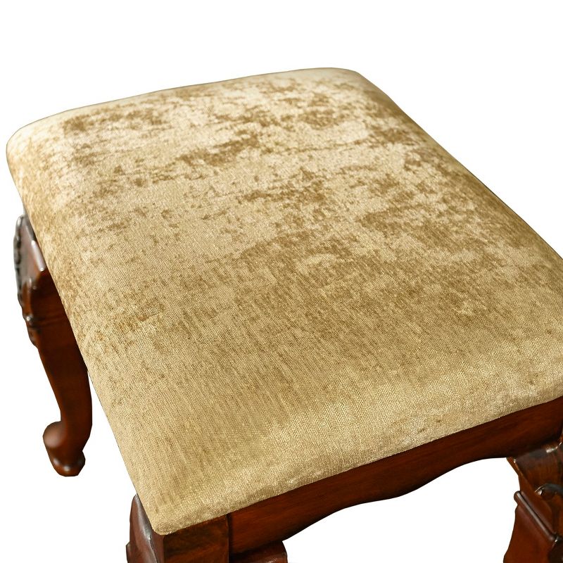 Powell Laurel Collection Deep Cherry Finish Bench