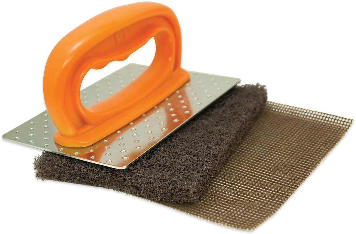 Royal Grill Cleaning Kit with 1 Holder, 1 Pad and 1 Screen