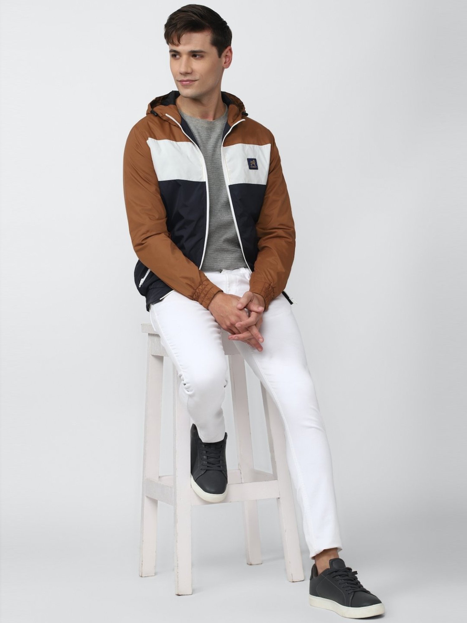 Hummel Grey Regular Fit Bomber Jacket