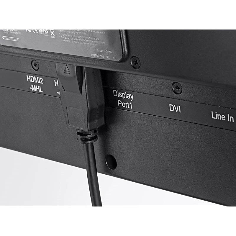 115888 Mini DisplayPort 12 to DisplayPort Cable 15 Feet 4K Capable Supports 3D Video Select Series Black