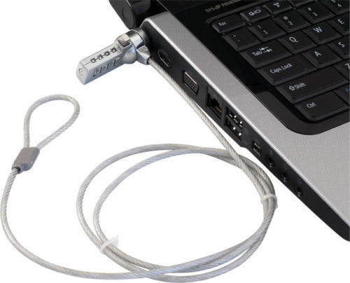 NOTEBOOK LAPTOP COMPUTER LOCK WITH NUMBER SECURITY CABLE CHAIN