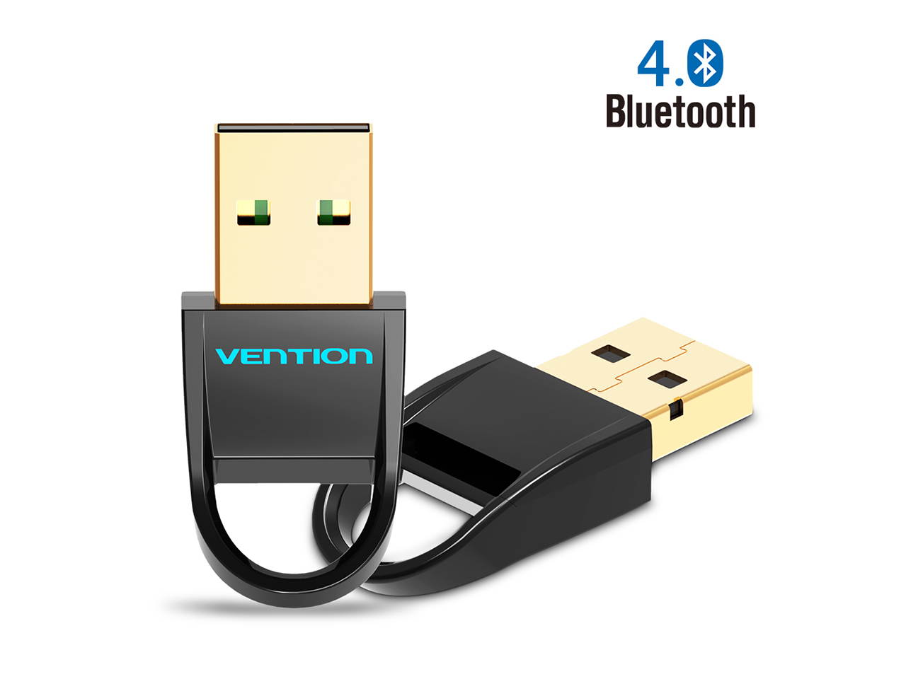 Vention USB Bluetooth Adapter, 4.0 Dual Mode Wireless Bluetooth Dongle CRS Audio Receiver Adapter for Windows 10, 8.1, 8, 7