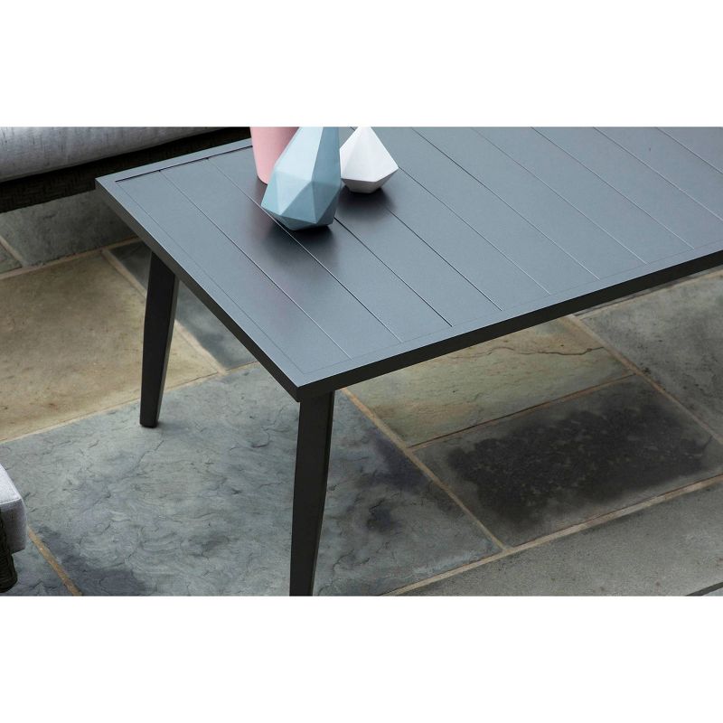 Willow 4pc Sunbrella Deep Seating Set Gray - Canopy Home and Garden