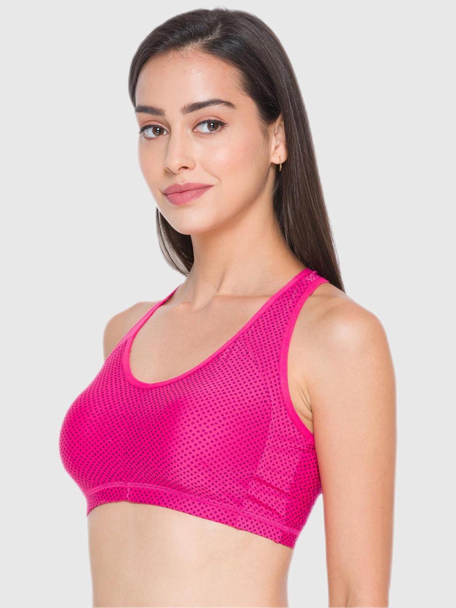 Candyskin Magenta Printed Padded Bra