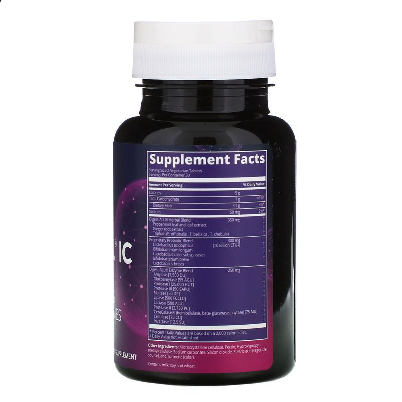 MRM Digest-All IC, 60 Vegetarian Tablets, Dietary Supplements