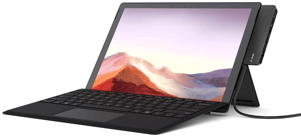 Juiced Systems ZipHUB PRO | Surface Pro 7 Multiport Adapter | USB-A 10 Gbps | Gigabit Ethernet | | USB-C Data (10Gbps) with Power Delivery (ZipHUB PRO)