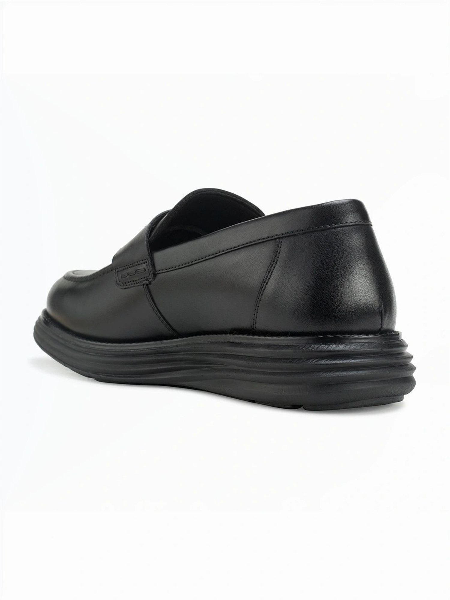Thomas Crick Men's Black Loafers