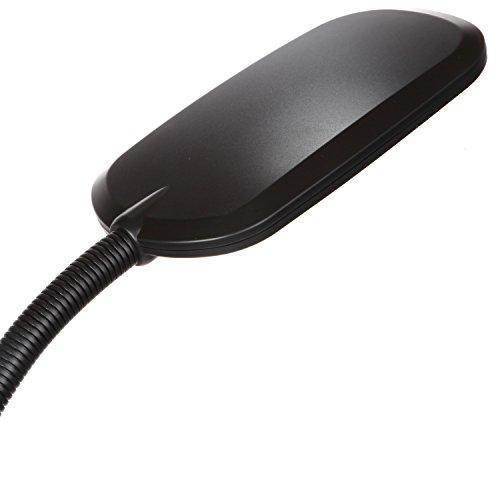 Brightech Litespan LED 2nd Edition Reading & Craft Floor Lamp- Dimmable Light & Adjustable Color Temperature Switch- Standing Pole Light with Gooseneck for Living Room Dorm Bedroom Office Task- Black