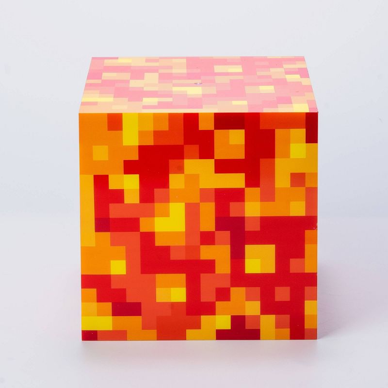 6" Minecraft Lava Block Cube LED Nightlight