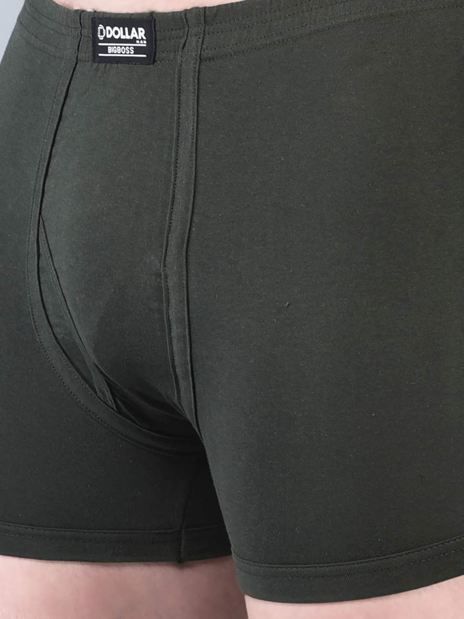 Dollar Bigboss Assorted Cotton Regular Fit Trunks - Pack Of 3