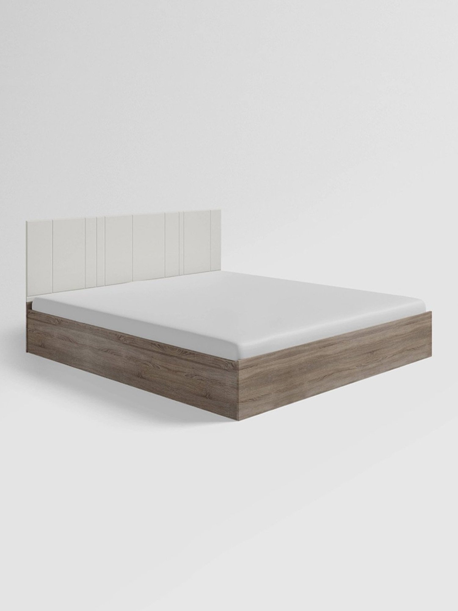 Godrej Interio Chime Sonoma Oak Engineered Wood Queen Bed