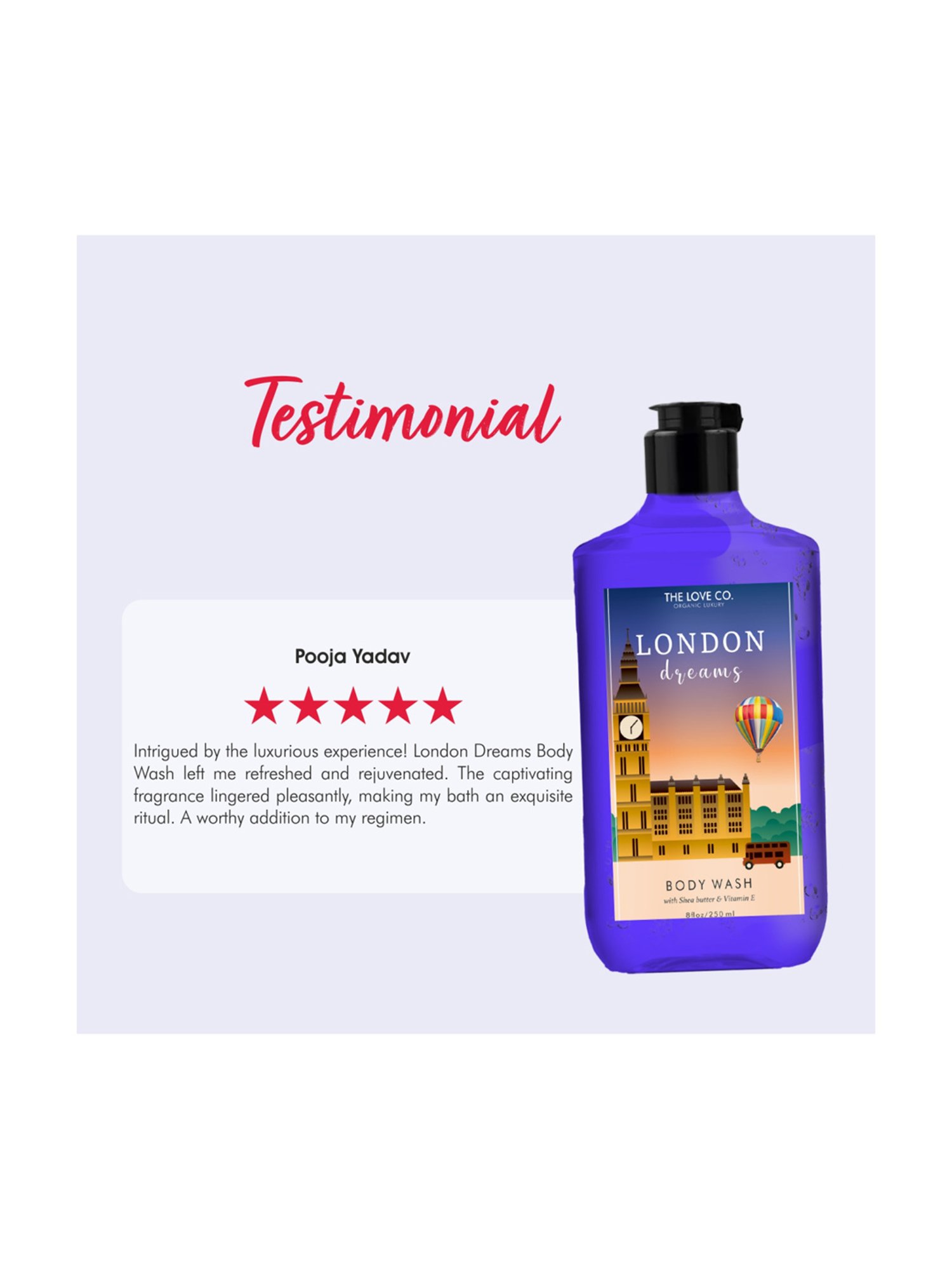 The Love Co. London Dreams Body Wash - 250 ml