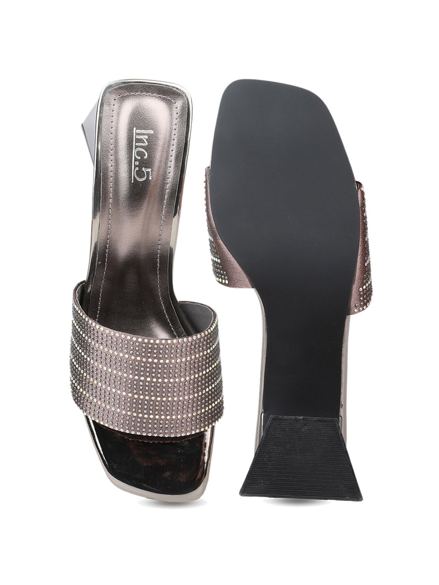 Inc.5 Women's Pewter Casual Sandals