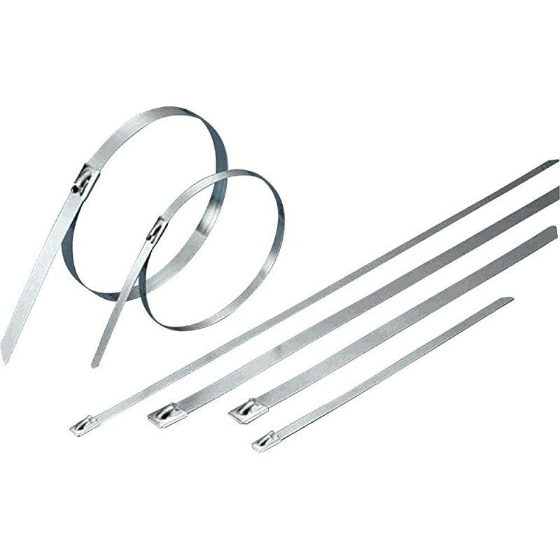 11quot  Stainless Steel Zip Ties SelfLock 150Lbs to 200Lbs Test 100 11quot Long
