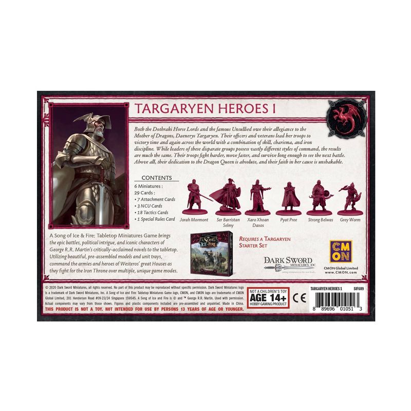 A Song of Ice & Fire Game: Targaryen Heroes I