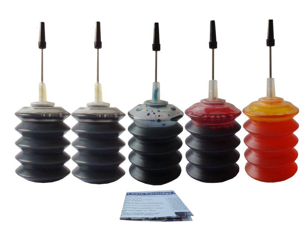 5x30ml ND Brand Premium Dye ink refill kit for HP564 564XL and HP PhotoSmart C5370, C5373, C5380, C5383 printers