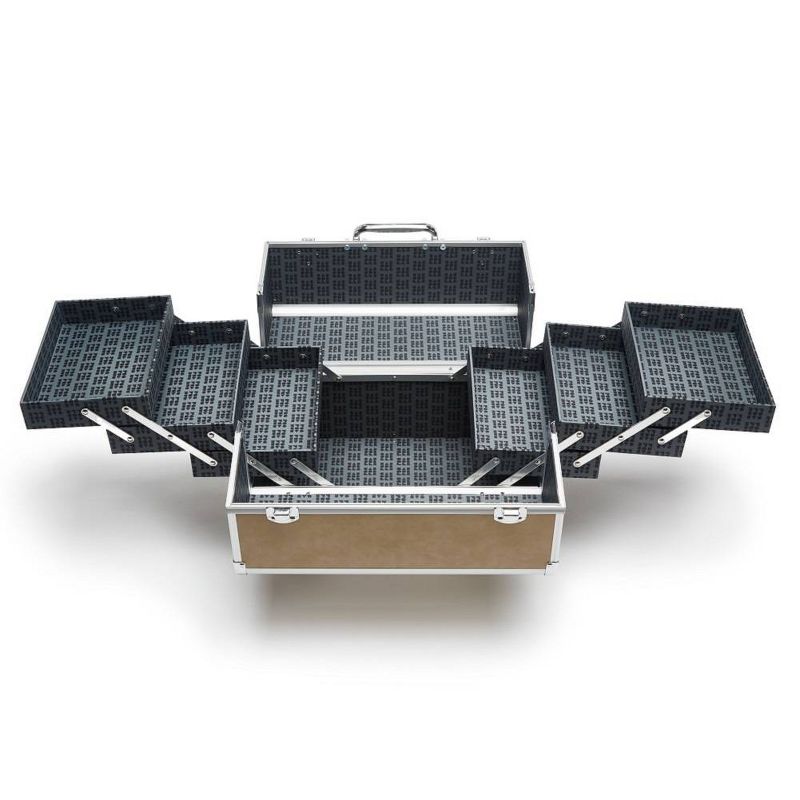 Caboodles Large Train Case - Gold