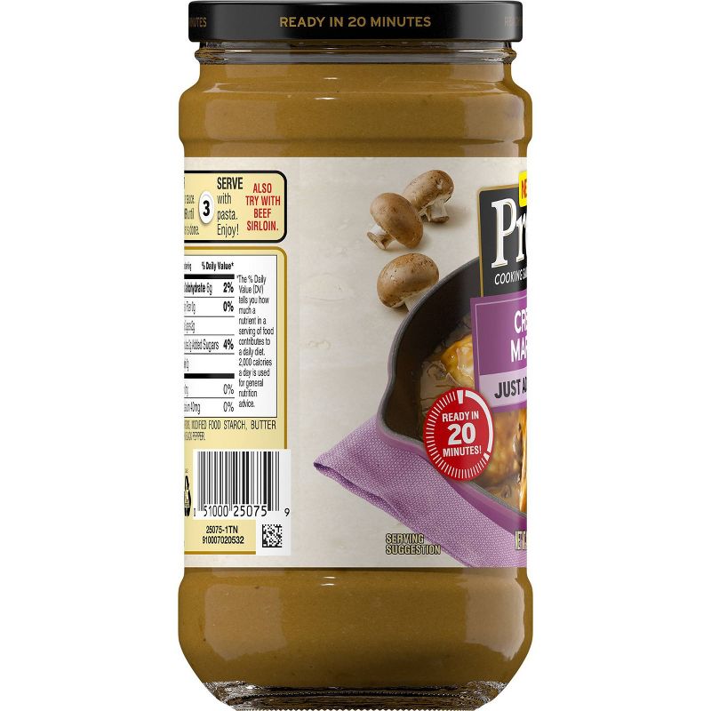 Prego Cooking Sauce Cream Marsala - 14.5oz
