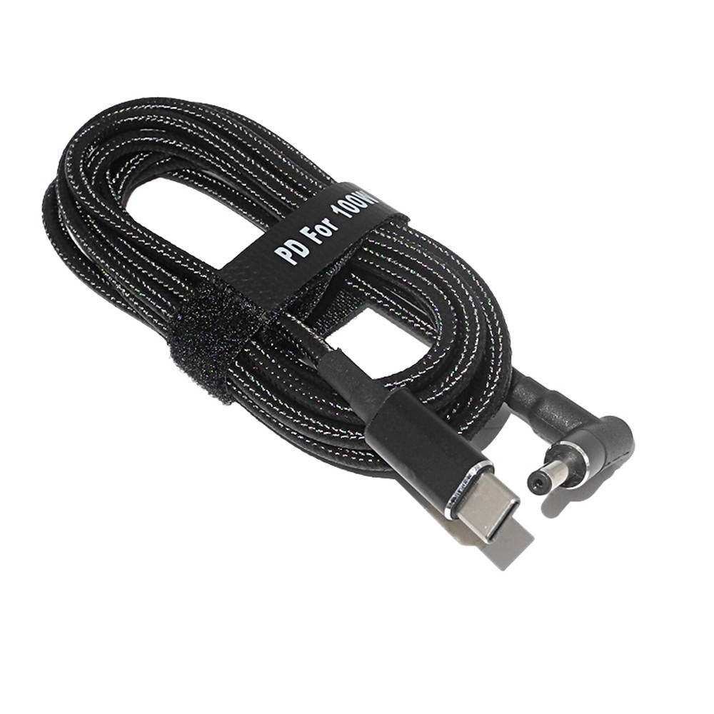 100W USB-C Type C to DC Tip 4.0*1.35mm PD Power Cable Cord For Asus Zenbook Vivobook Laptops