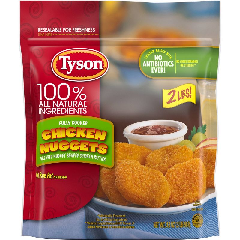 Tyson All Natural All Natural Chicken Nuggets - Frozen - 32oz