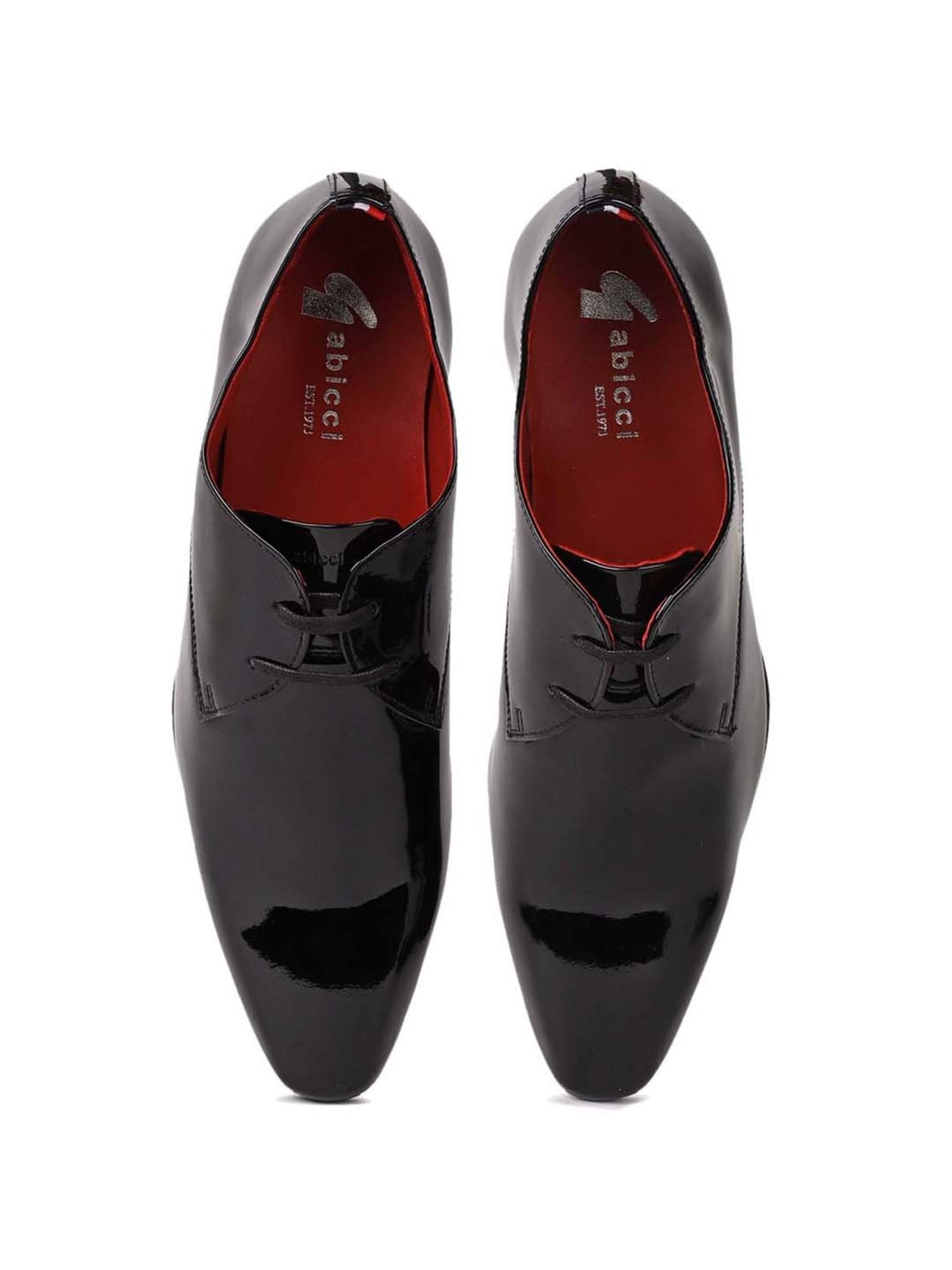 Gabicci Men's Dapper Black Derby Shoes