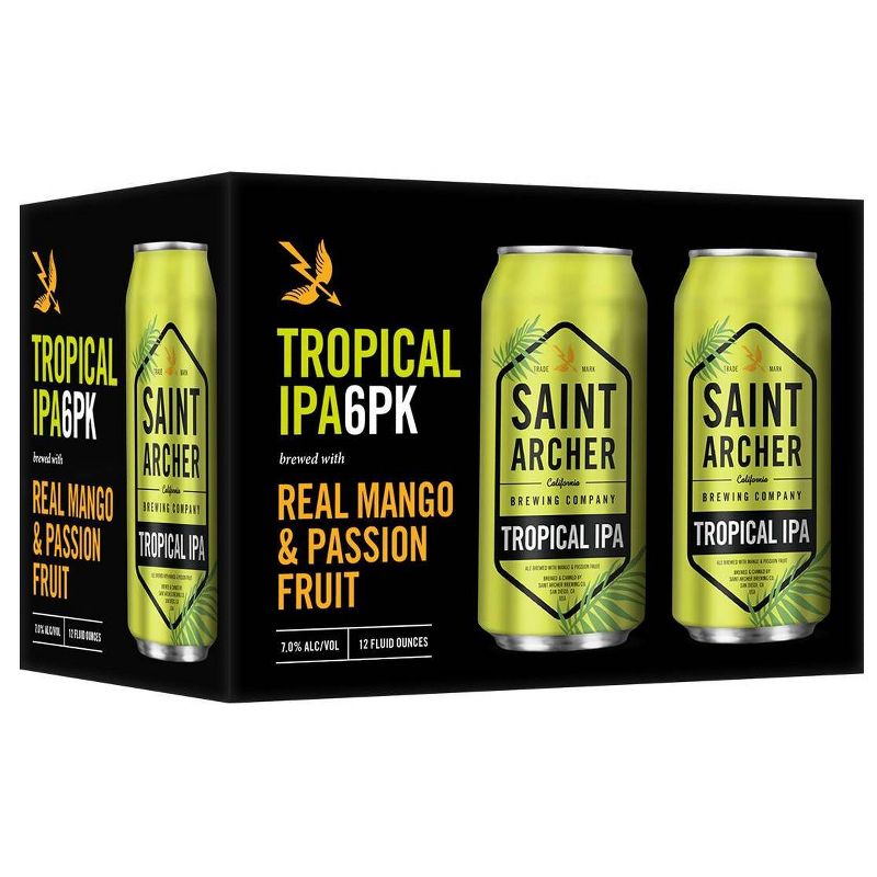 Saint Archer Tropical IPA Beer - 6pk/12 fl oz Cans