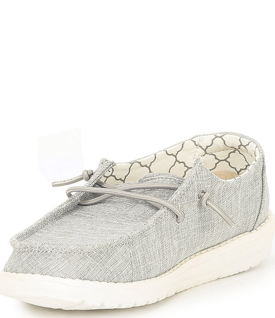 Hey Dude Girls' Wendy Linen Washable Slip-Ons (Toddler)