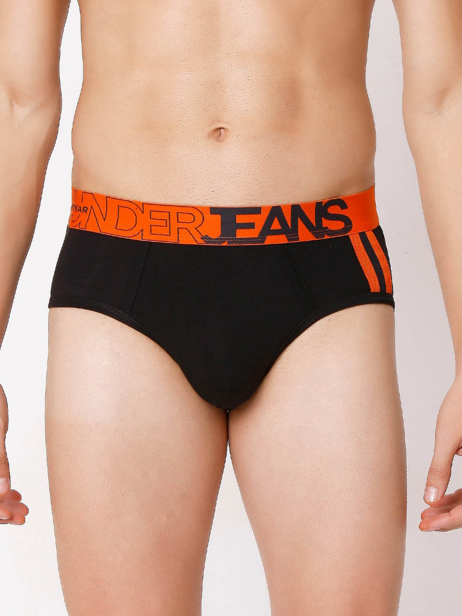 Underjeans By Spykar Multi Regular Fit Briefs - Pak of 2