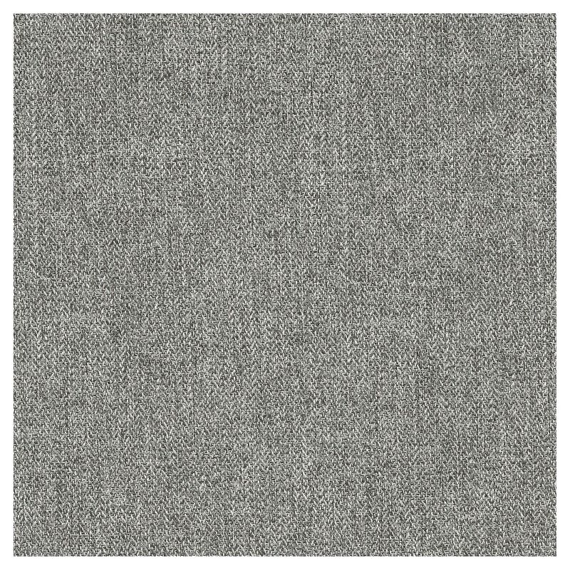 Mid Mod Square Stool Metal Hairpin Leg - Gray - HomePop